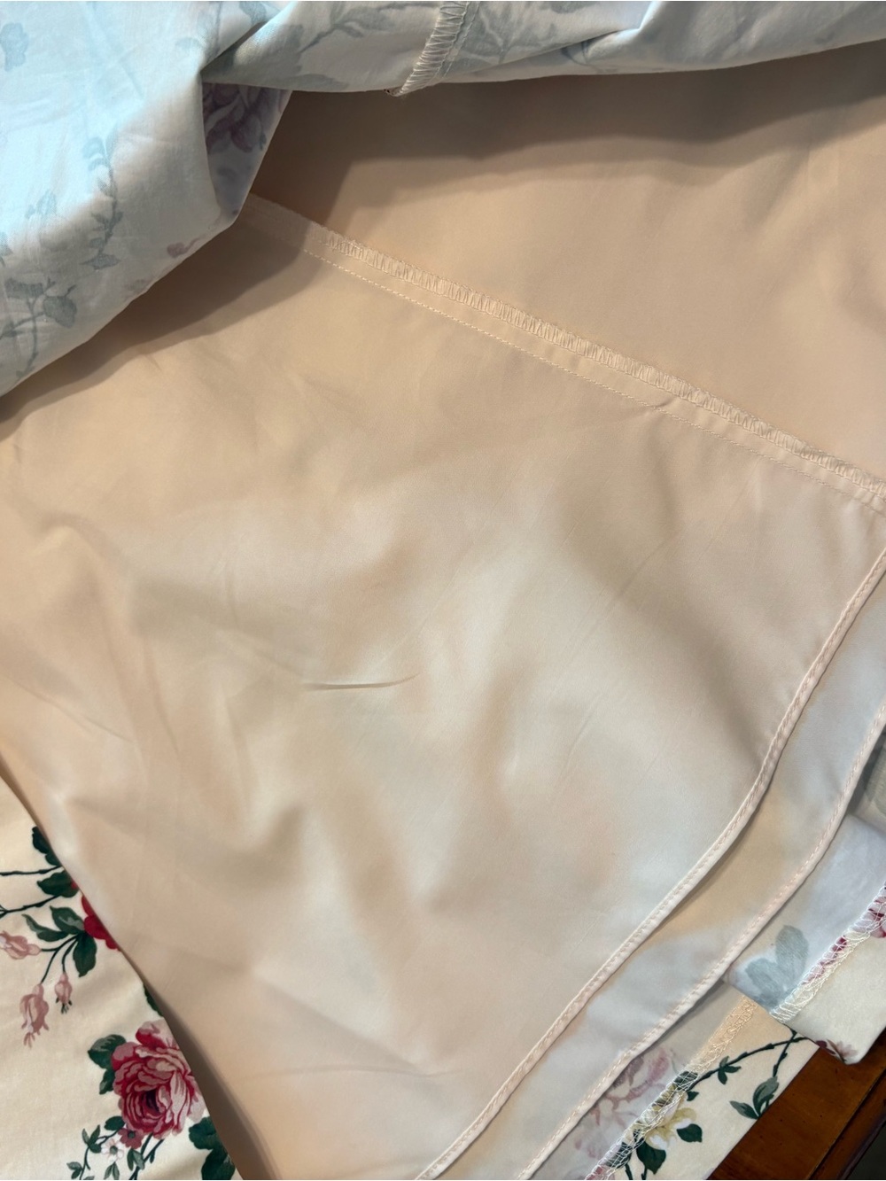 ANTONIO MELANI Cream Floral Maxi Dress with Pink Rose Print (2 piece set) - Picture 10 of 16